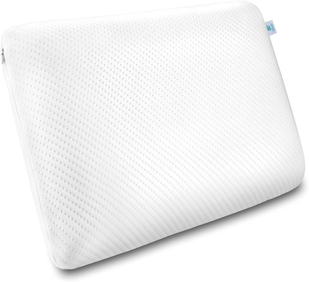 Memory foam pillow providing comfort and support for seated meditation practice